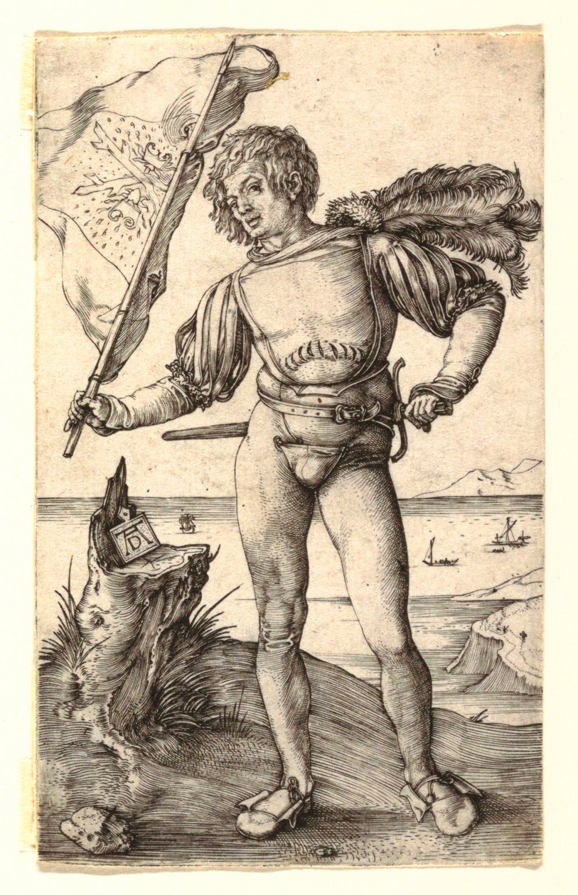 Le Porte-étendard - Albrecht Dürer