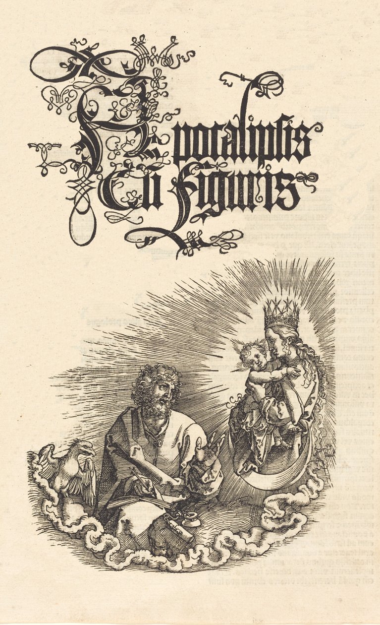 La Vierge apparaissant à Saint Jean, 1510-1511 - Albrecht Dürer