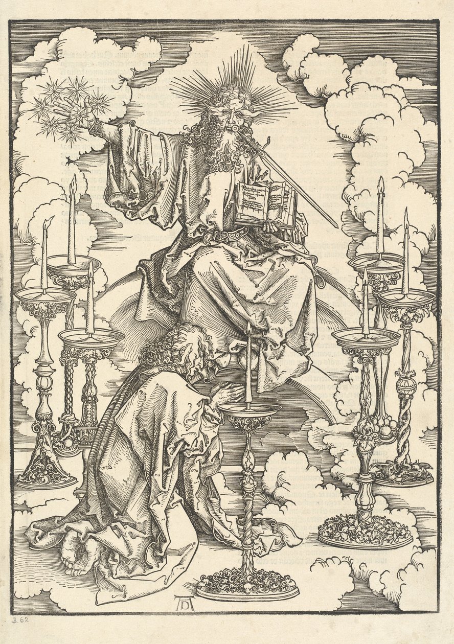 La Vision des sept chandeliers - Albrecht Dürer