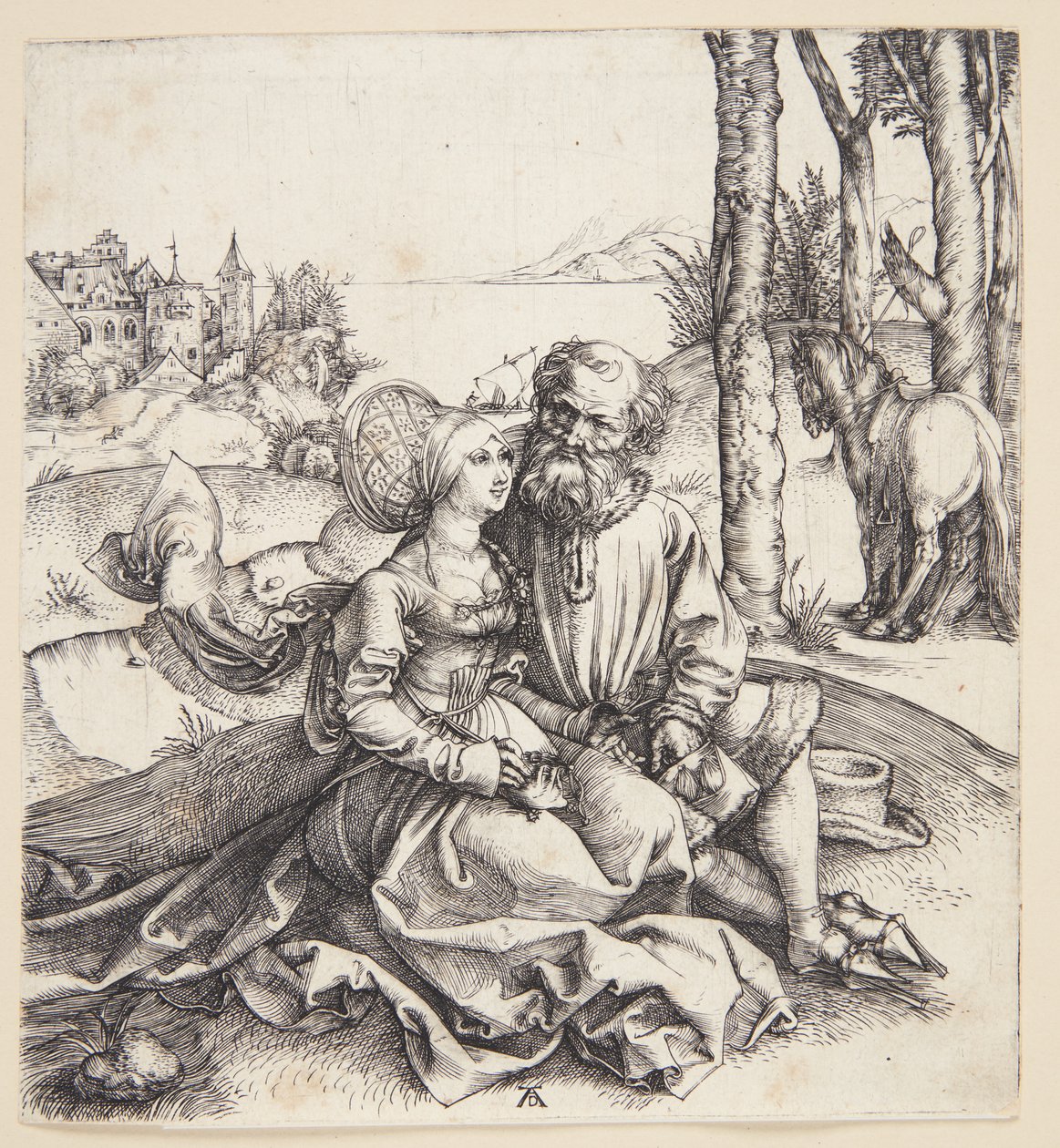 Le couple mal assorti - Albrecht Dürer