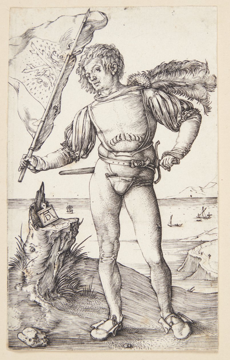 Le porte-étendard - Albrecht Dürer
