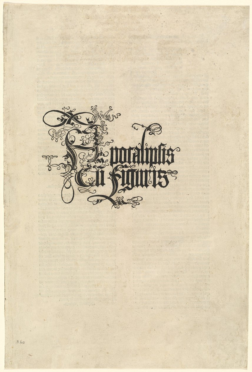 Page de titre - Albrecht Dürer