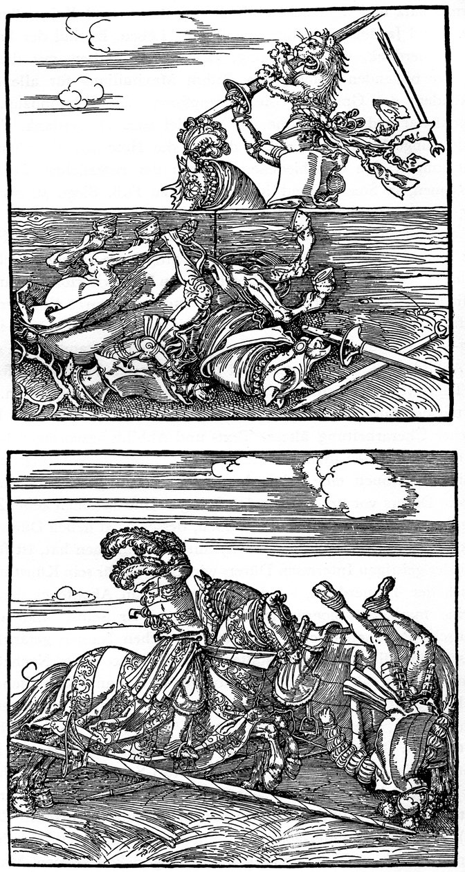 Scènes de tournoi, 1515-1516, 1936 - Albrecht Dürer