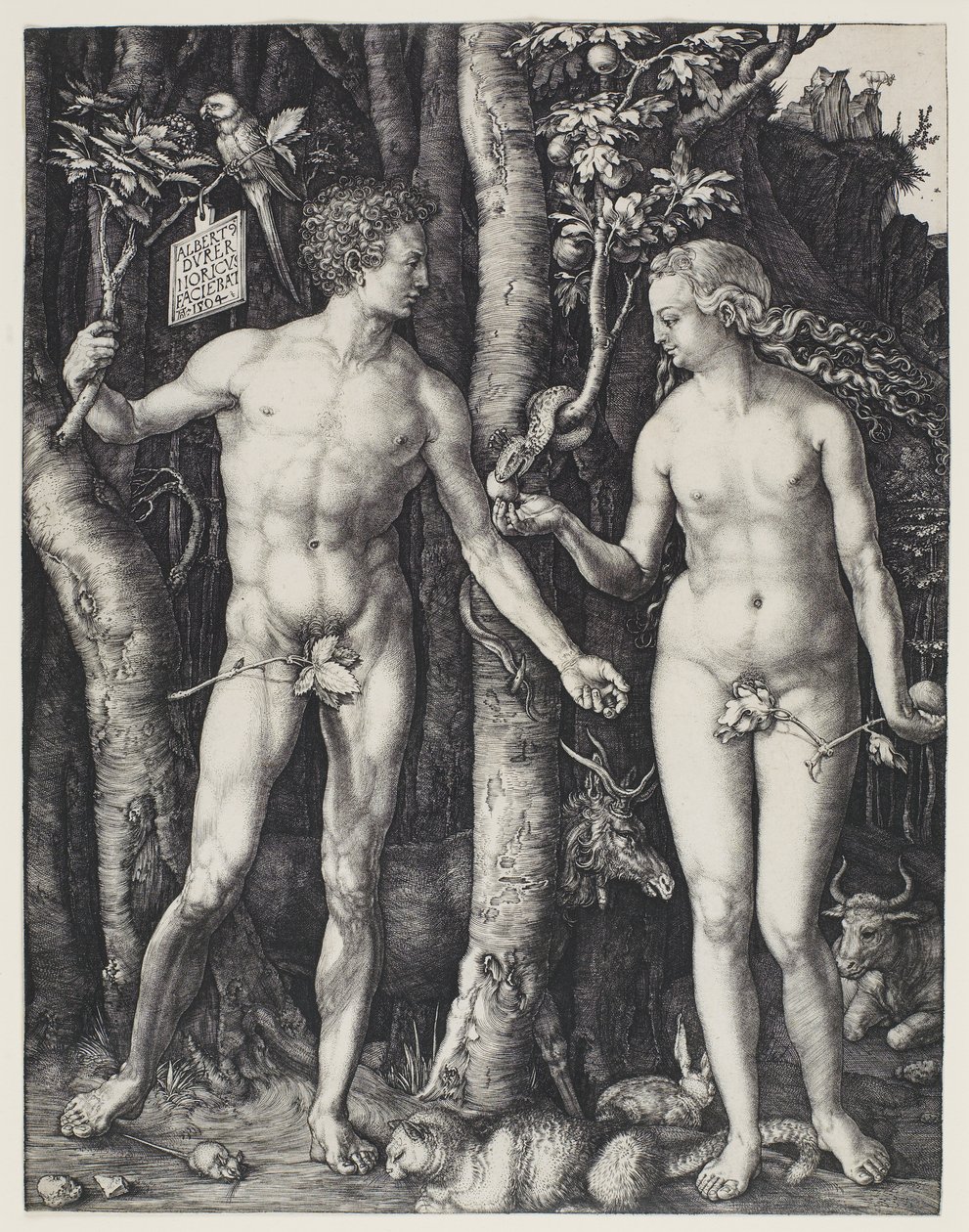 Adam et Ève - Albrecht Dürer