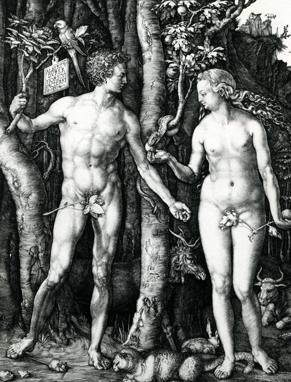 Adam et Ève - Albrecht Dürer