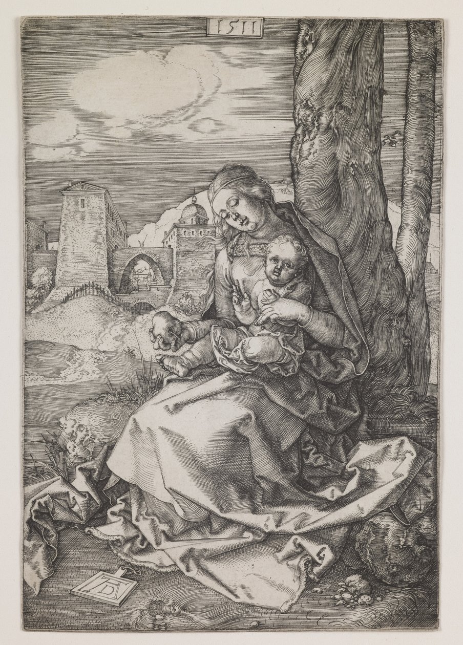 Madone à la poire - Albrecht Dürer or Duerer