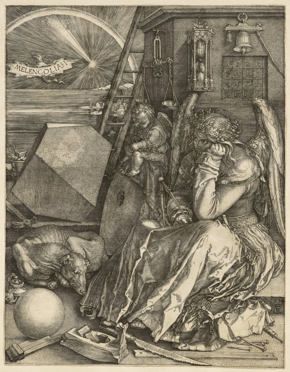 Melencolia I, 1514 - Albrecht Dürer