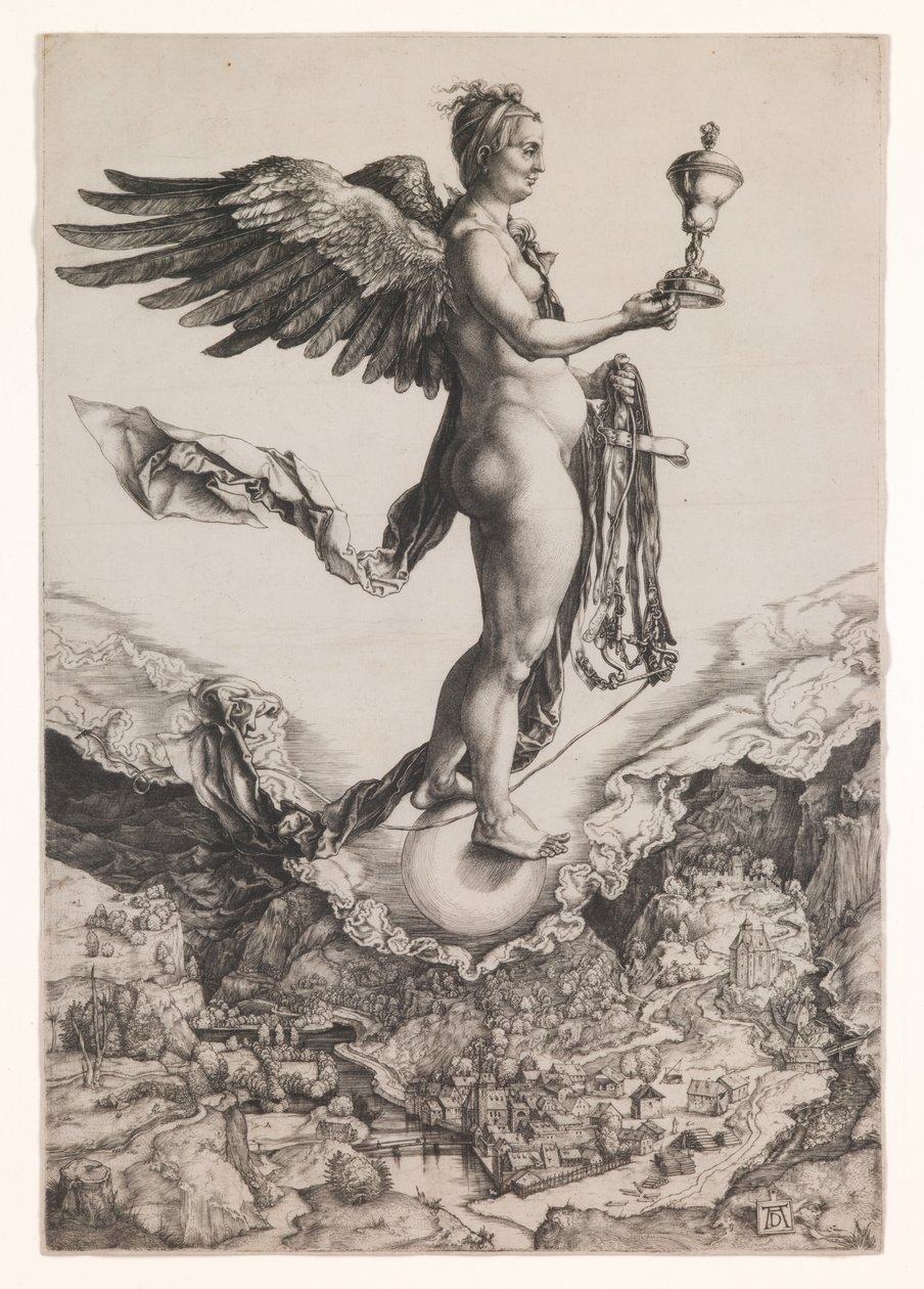 Némésis, vers 1501-2 (gravure) - Albrecht Dürer or Duerer