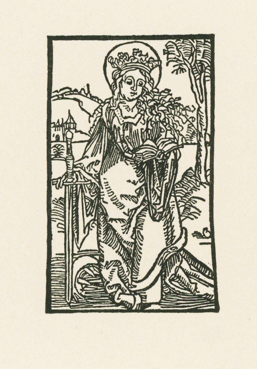 Sainte Catherine - Albrecht Dürer or Duerer