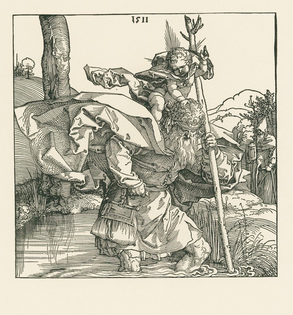 Saint-Christophe - Albrecht Dürer or Duerer