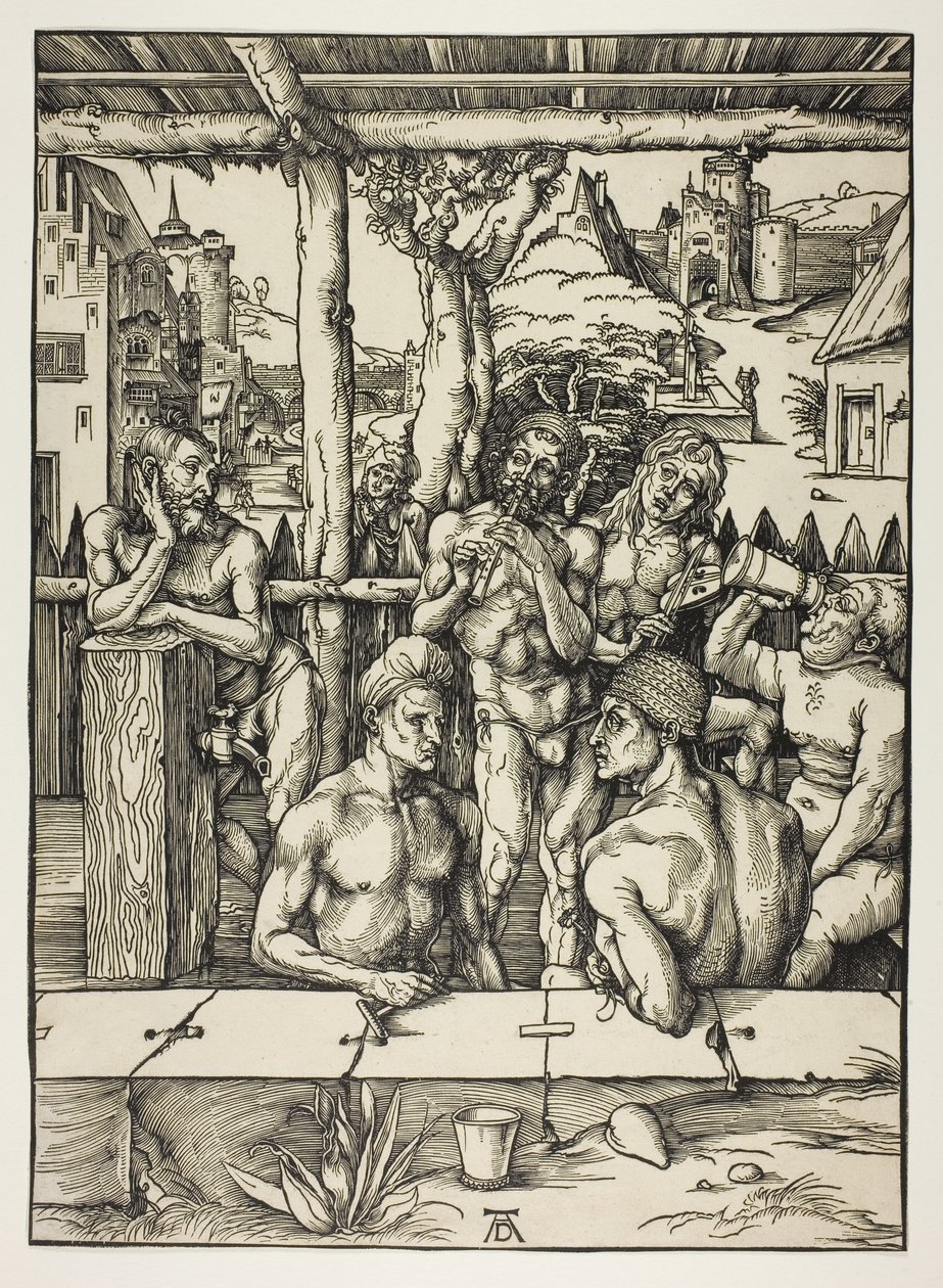 Le bain des hommes - Albrecht Dürer