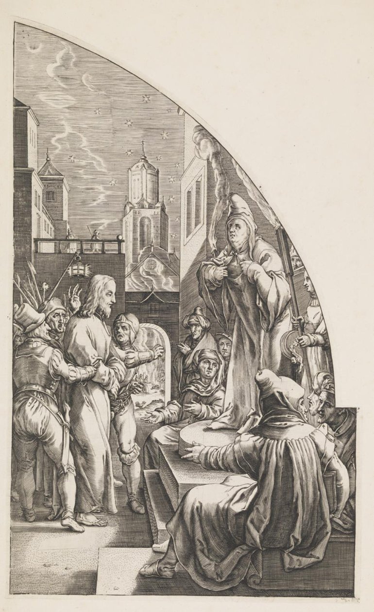 Le Christ devant Caïphe - Albrecht von Horn
