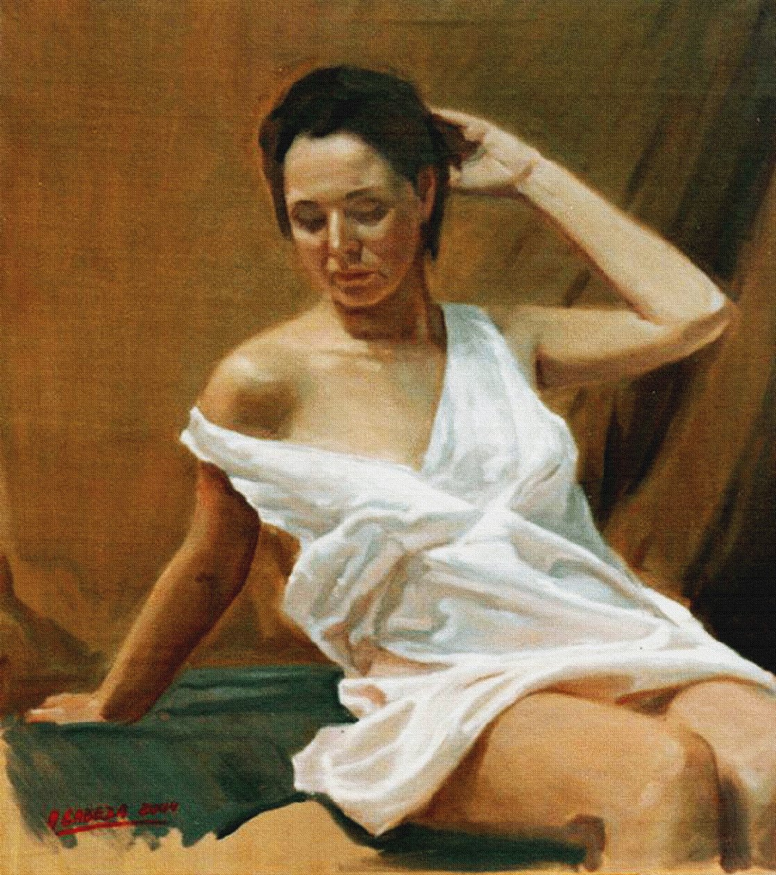 Posando en el estudio - Alejandro Cabeza