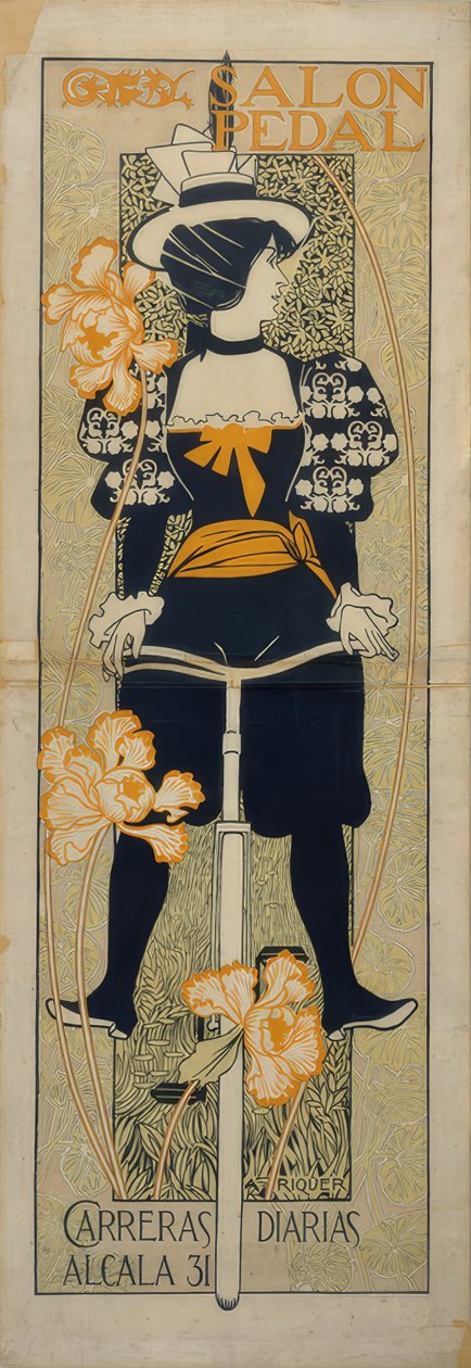 Salon Pedal (Affiche publicitaire) - Alejandro de Riquer Inglada