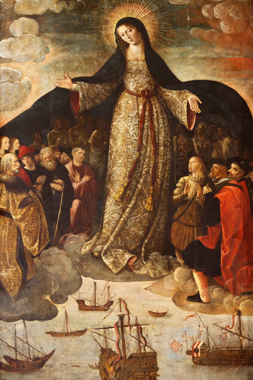 Vierge des Navigateurs (détail) - Alejo Fernandez