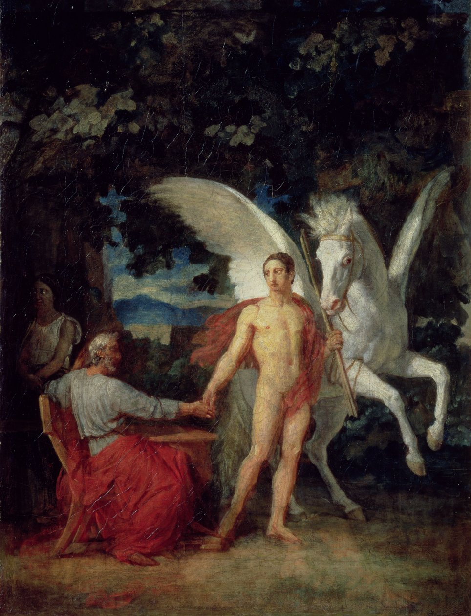Bellérophon partant combattre la Chimère, 1829 - Aleksandr Andreevich Ivanov