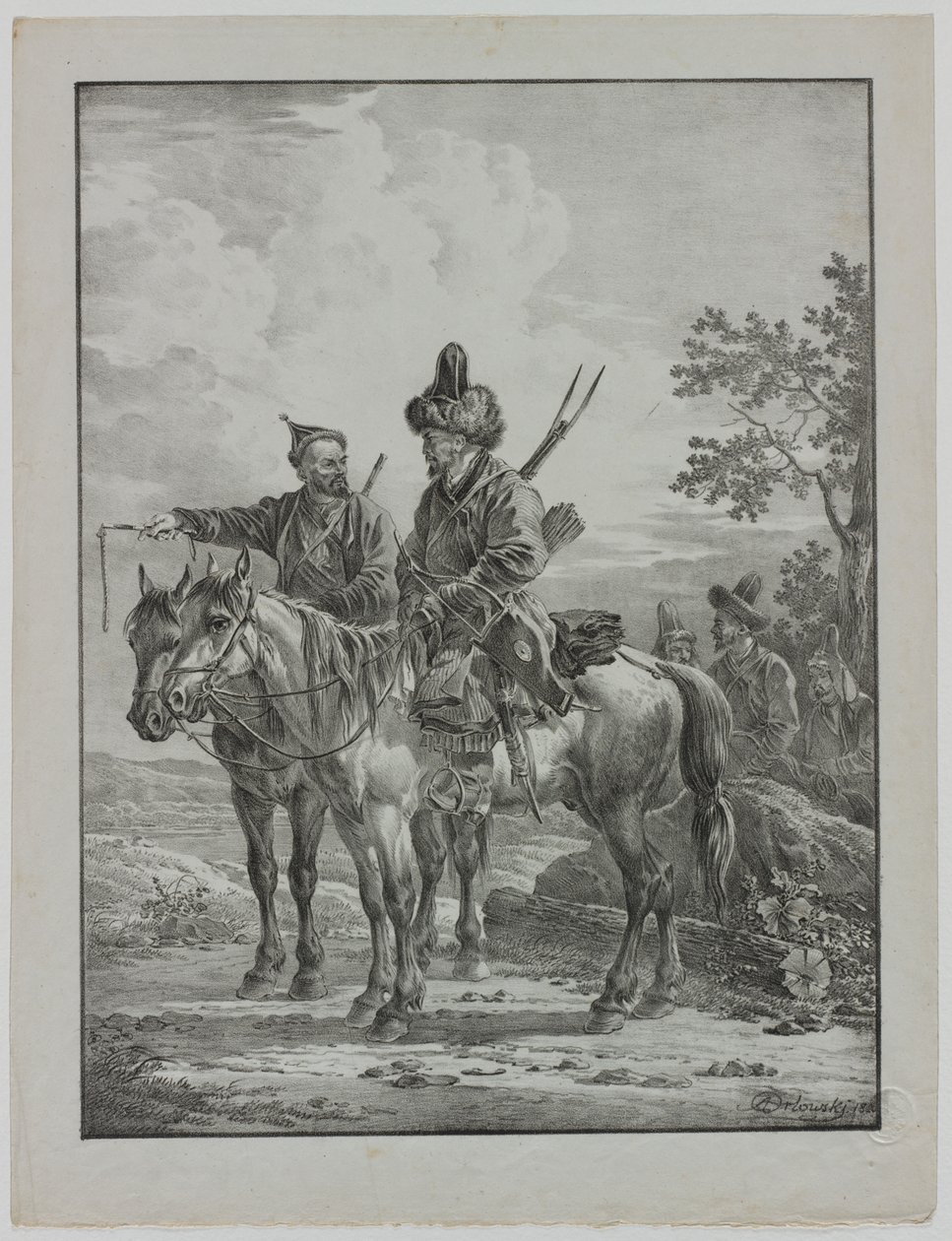 Tartares à Cheval - Aleksandr Orlowski