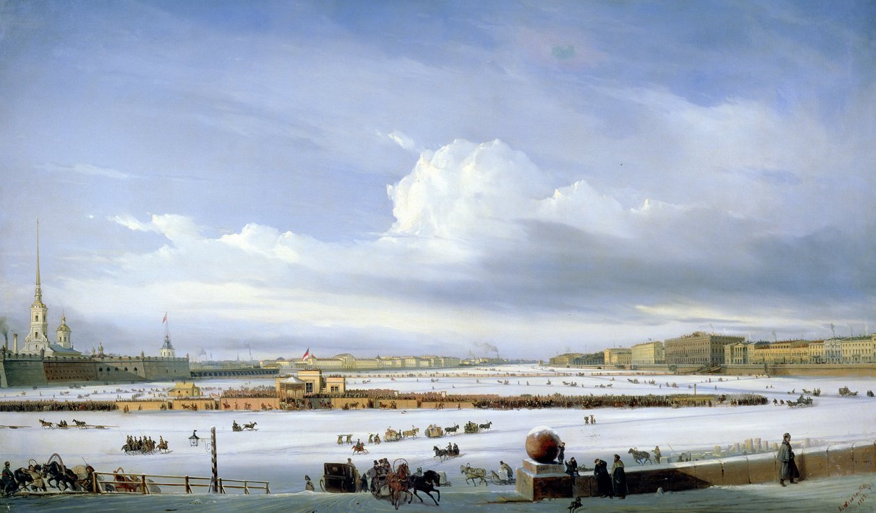 Conduite sur la Neva, 1854 - Aleksei Petrovich Bogolyubov
