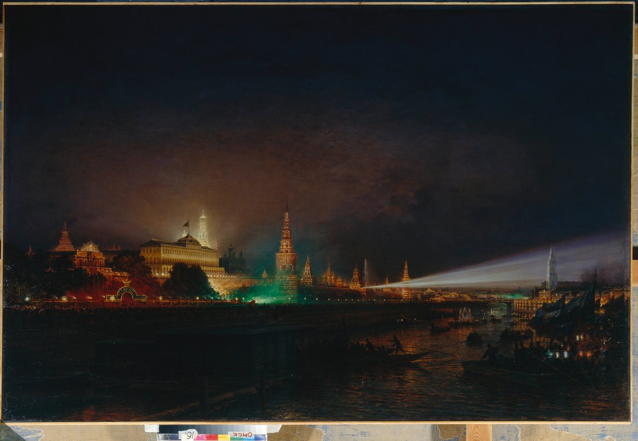 Illumination du Kremlin, 1883 - Aleksei Petrovich Bogolyubov