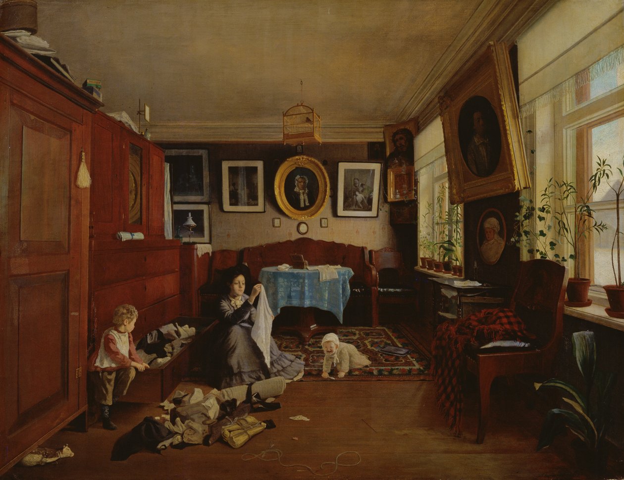Intérieur, 1879 - Aleksei Alekseevich Bobrov