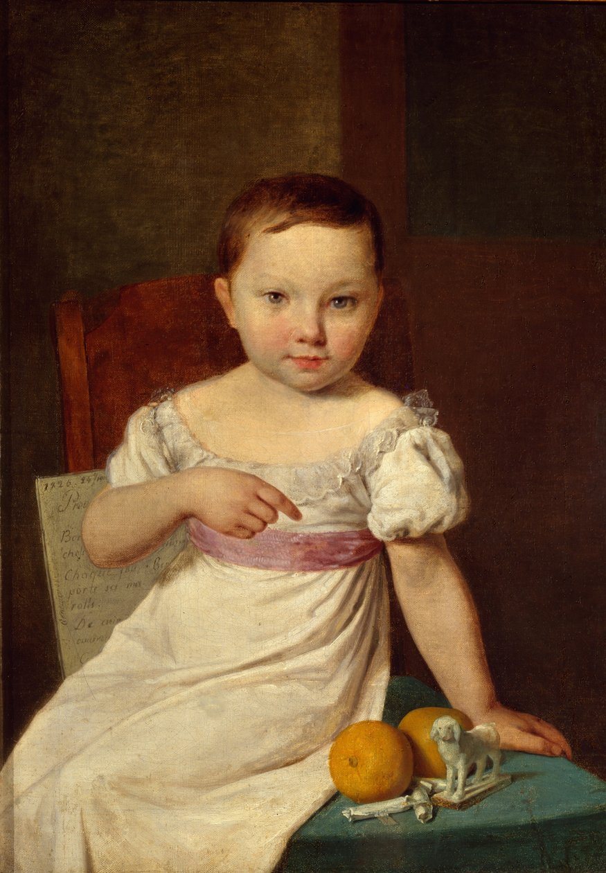 Portrait de Nastenka Khavskaya, 1826 - Aleksei Gavrilovich Venetsianov