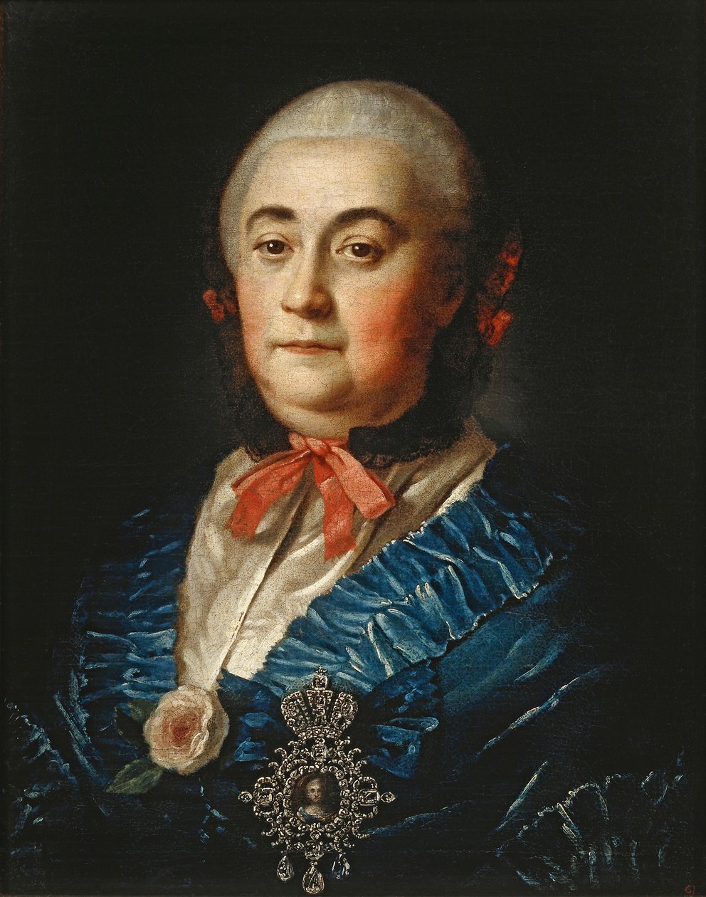 Russe : "Portrait de A.M.Izmailova" Portrait de A.M.Izmailova - Aleksey Antropov
