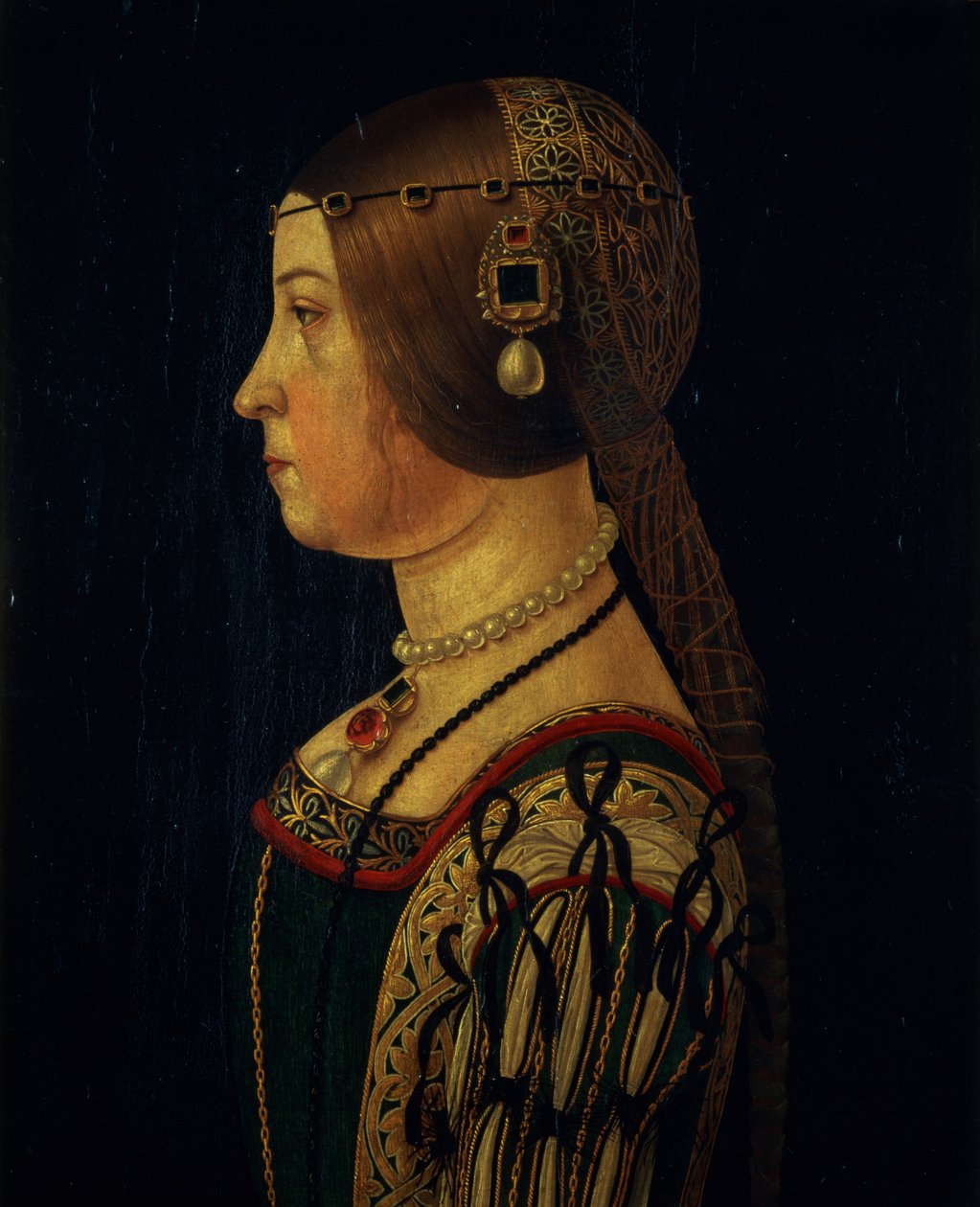 Portrait de Barbara Pallavicino, vers 1520-28 - Alessandro, Araldi