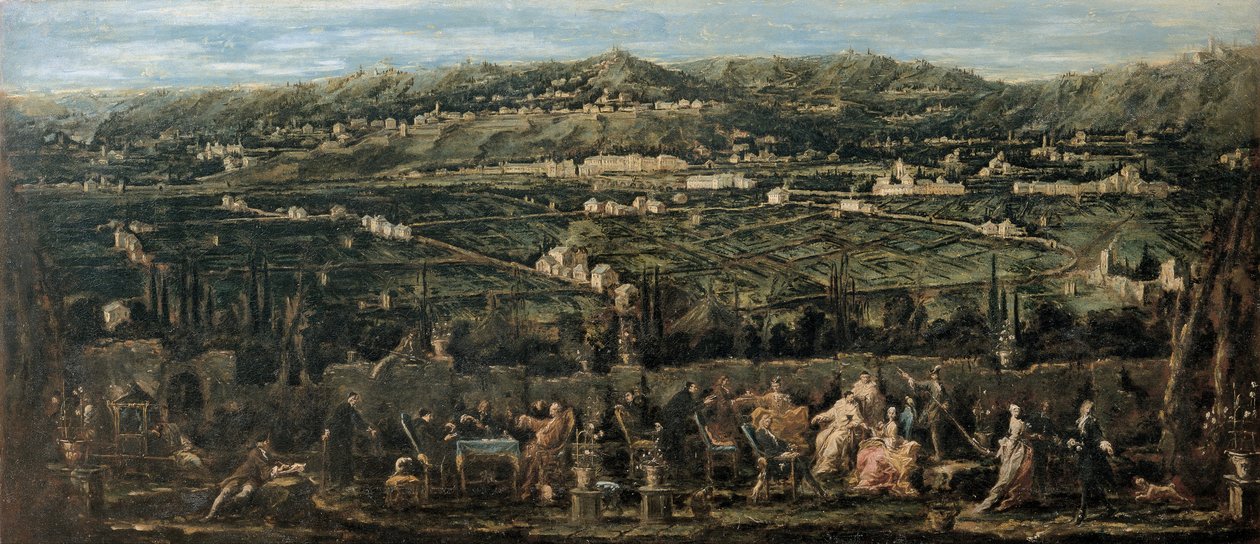 Fête de jardin à Albaro - Alessandro Magnasco