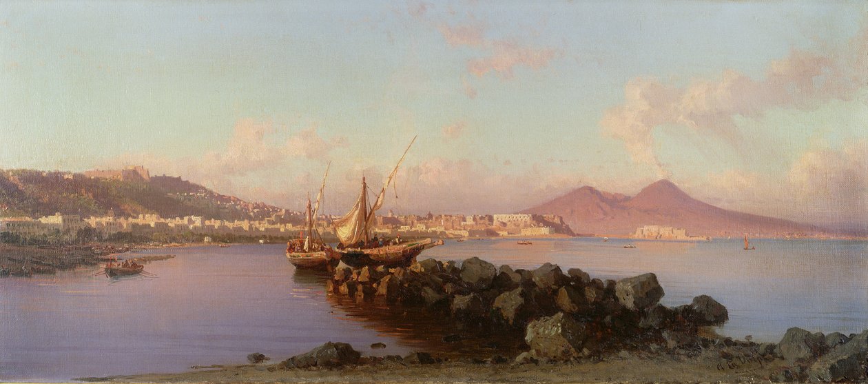 Vue de la baie de Naples - Alessandro la Volpe