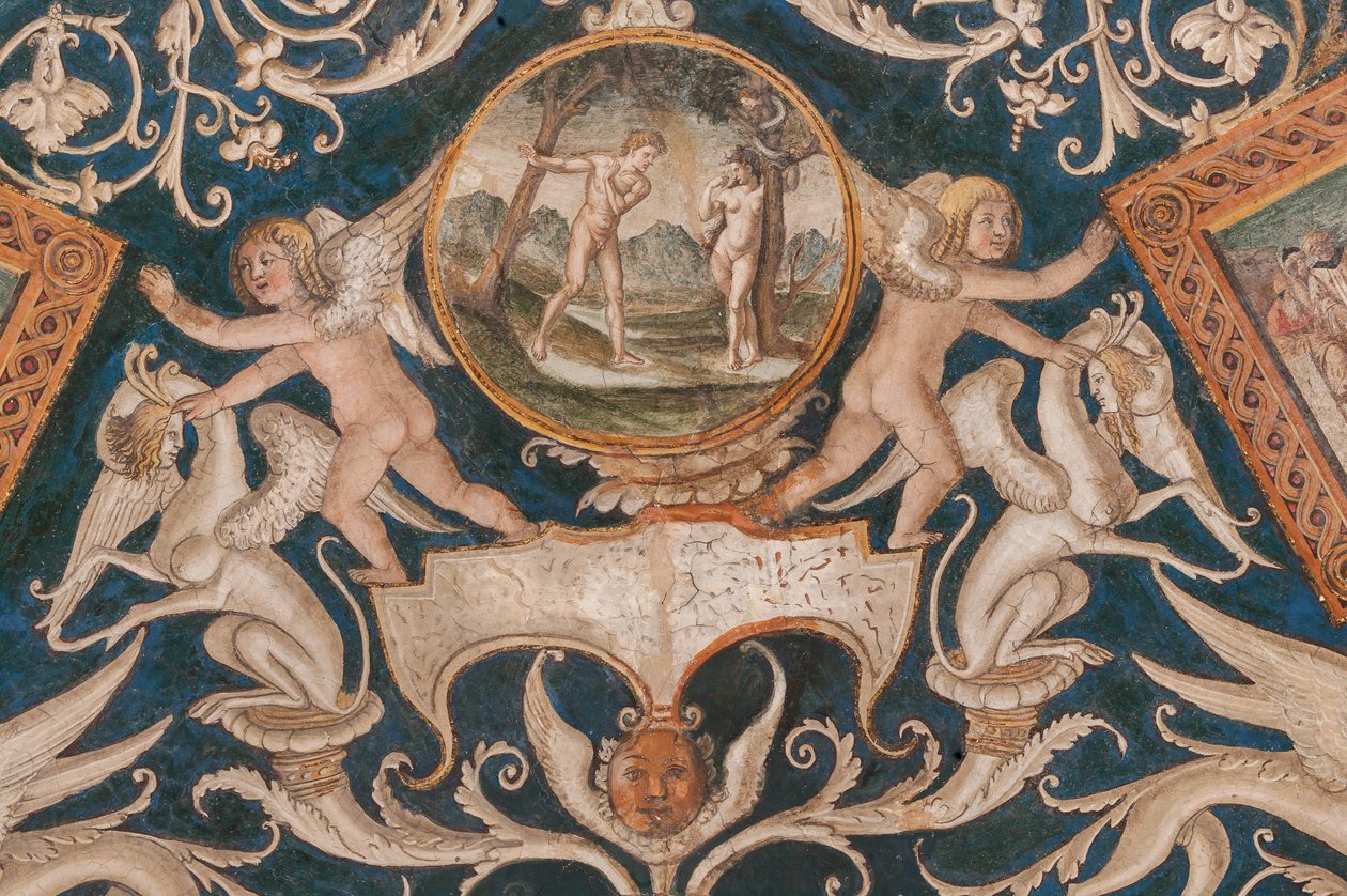 Adam et Ève (détail) - Alessandro Araldi