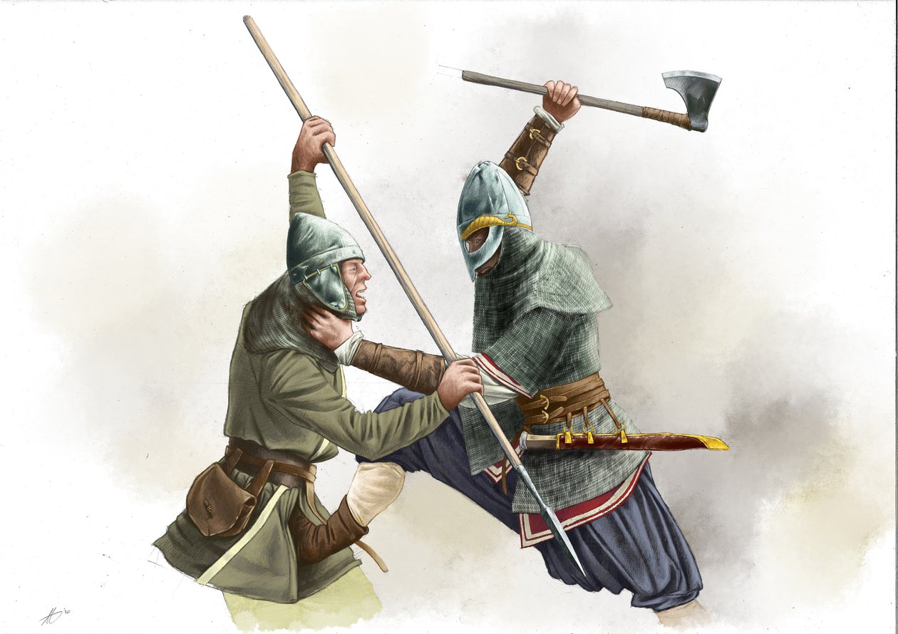 Guerrier viking combattant - Alessandro Lonati