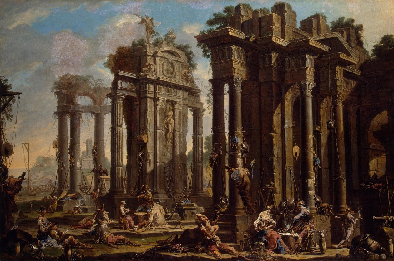 Halte des brigands - Alessandro Magnasco
