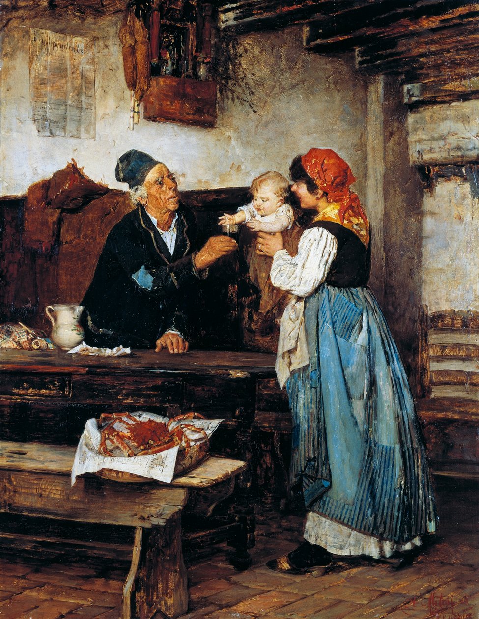 Grand-père offrant - Alessandro Milesi
