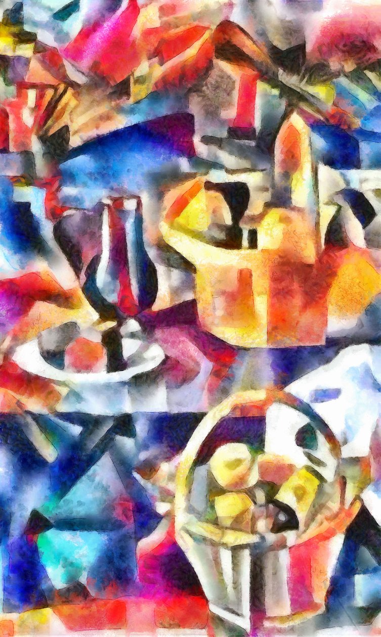 Nature morte avec un panier II, 2017 - Alex Caminker