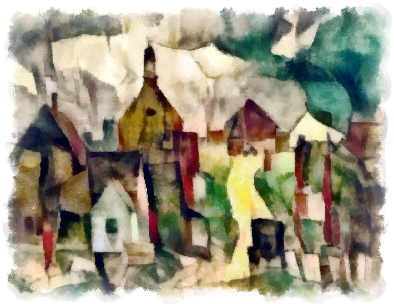 Vue (verte) #20, 2016 - Alex Caminker