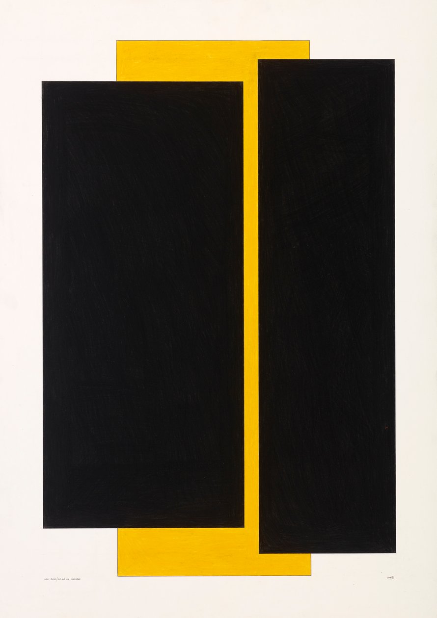 Noir sur jaune, 2022 - Alex Dunn