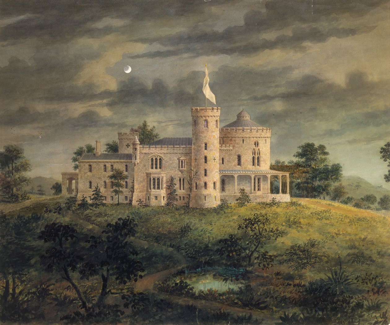 Ericstan, Tarrytown, 1855 - Alexander Jackson Davis
