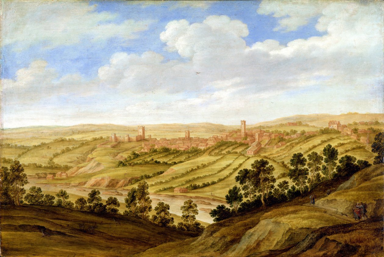 Château de Richmond, Yorkshire, c.1640-41 - Alexander Keirincx