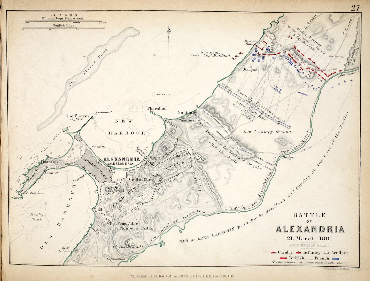 Carte de la bataille d