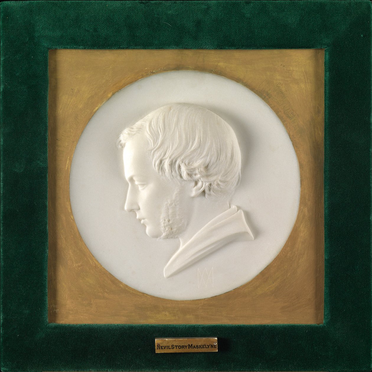 Nevil Story Maskelyne (marbre) - Alexander Munro
