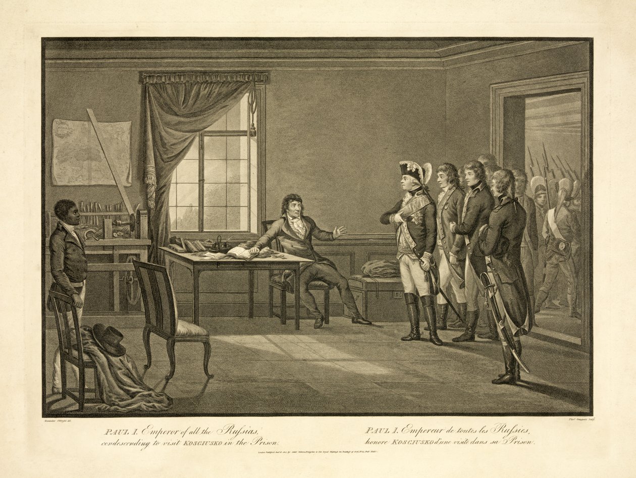 Paul Ier, Empereur de toutes les Russies, condescendant à visiter Kościuszko en prison - Alexander Ortowski
