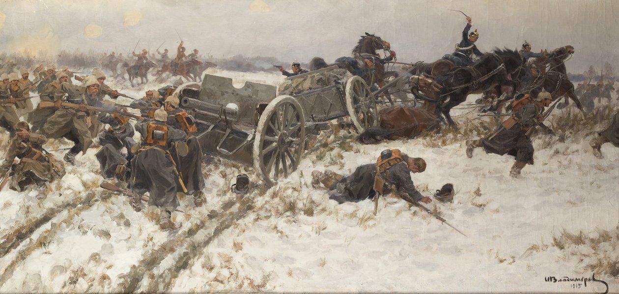 Escarmouche militaire, 1915 - Alexander Alexeyevich Alexeyev