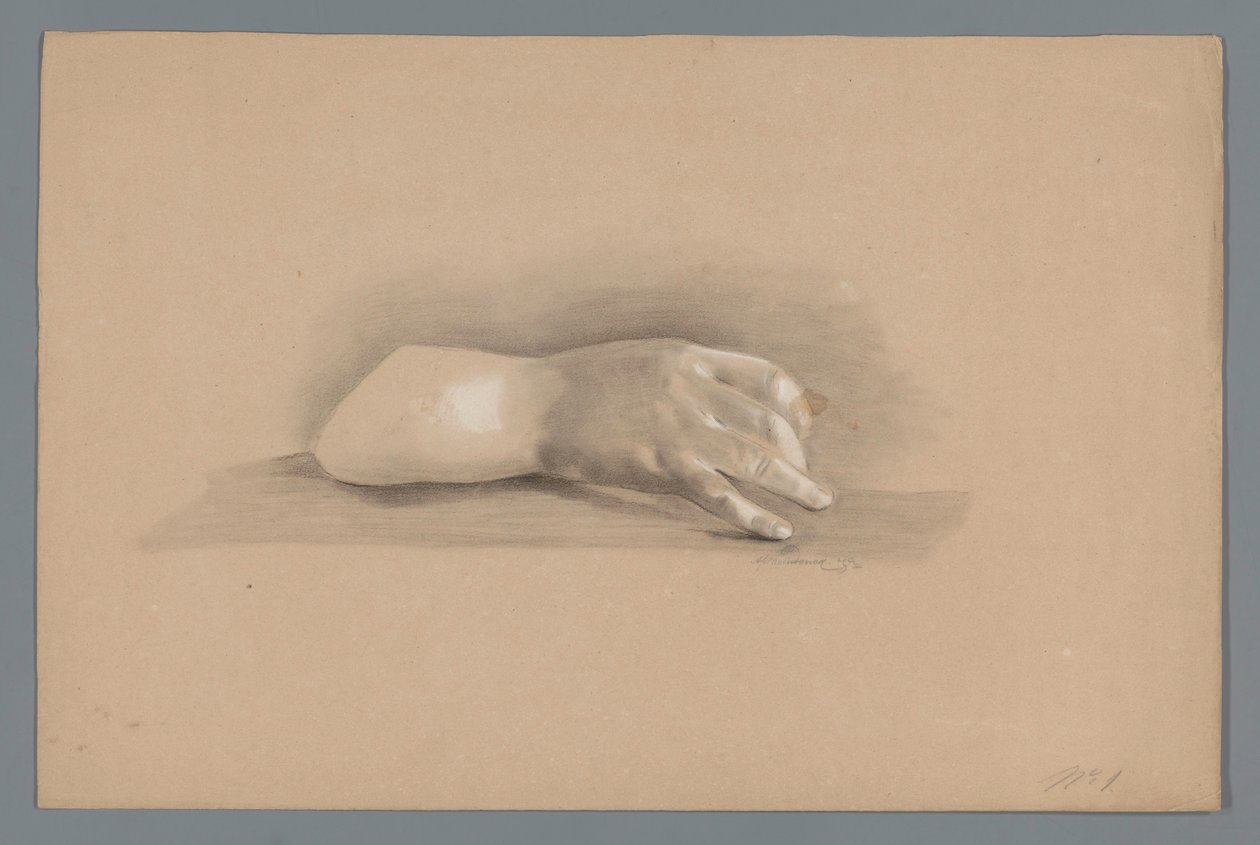 Modèle en plâtre d