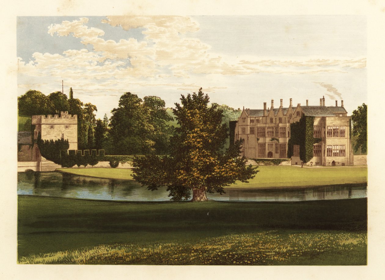 Château de Broughton, Oxfordshire, Angleterre - Alexander Francis (after) Lydon