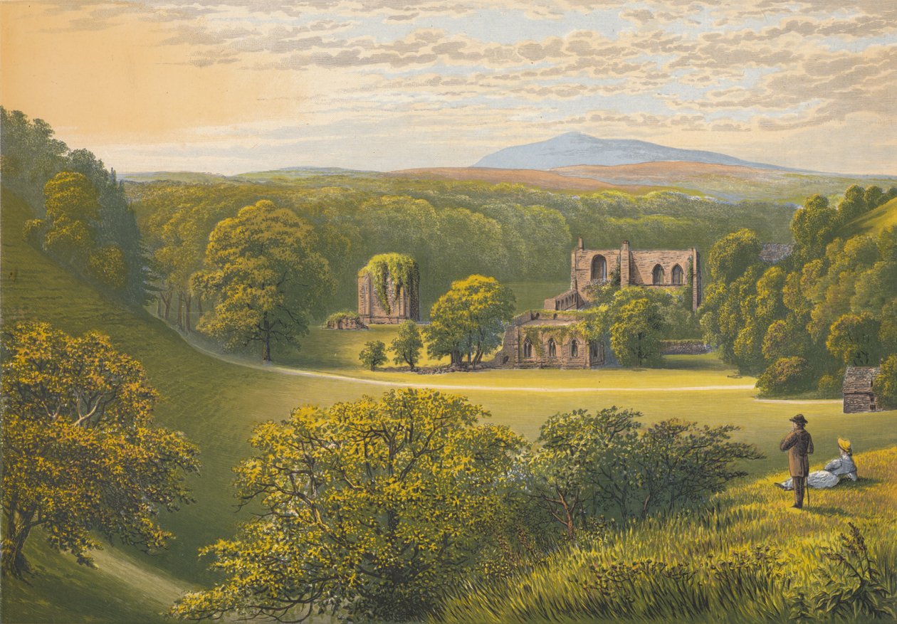 Abbaye de Furness, vers 1880, 1897 - Alexander Francis Lydon