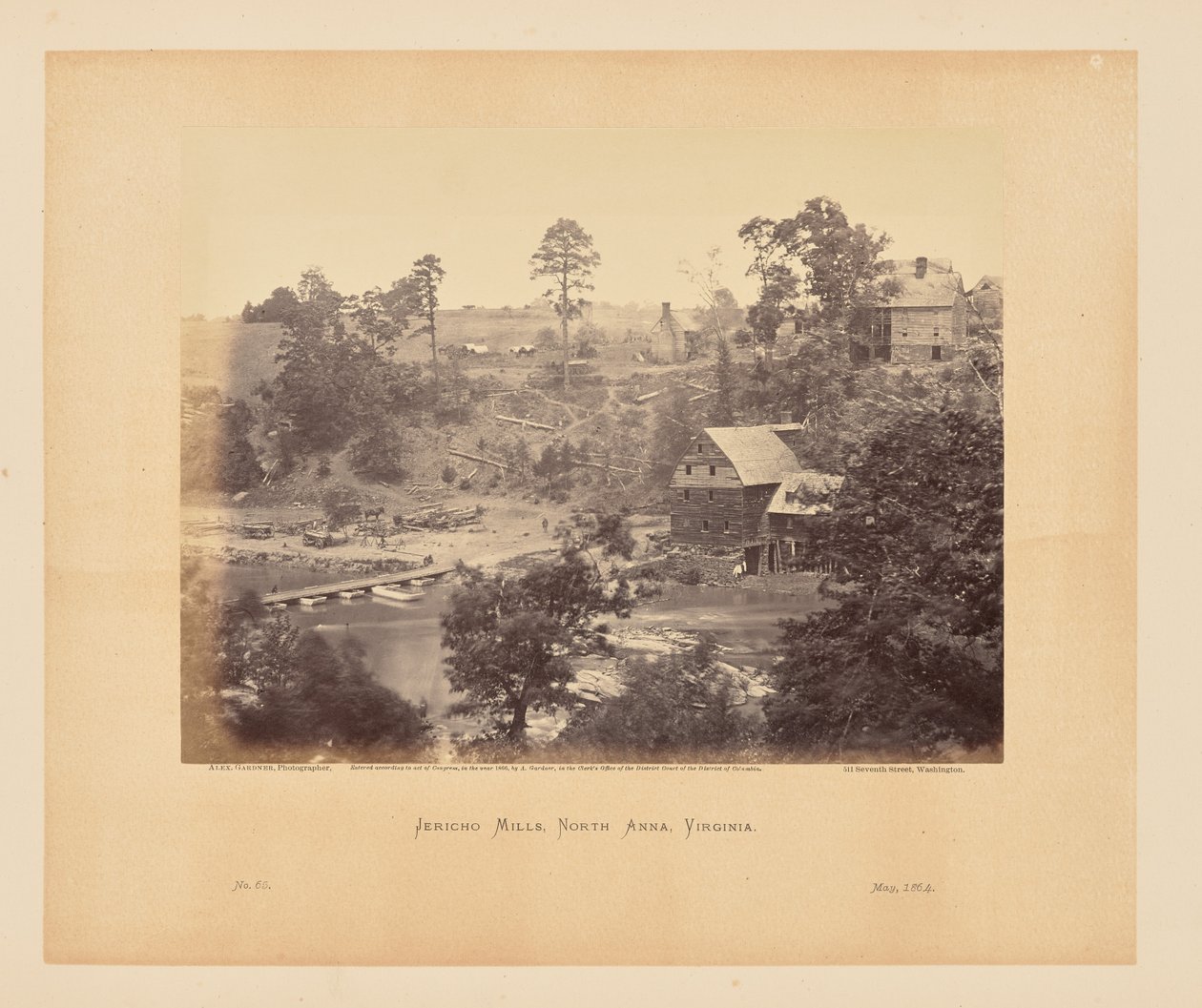 Jericho Mills, North Anna, Virginie - Alexander Gardner