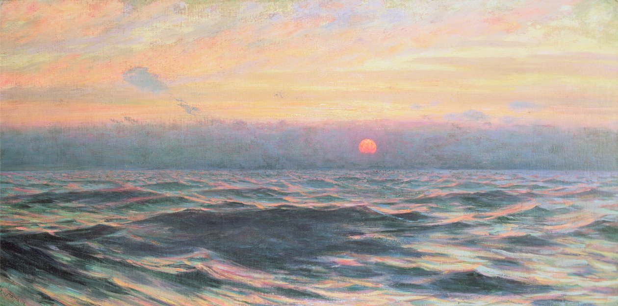 Coucher de soleil, vers 1900 - Alexander Harrison