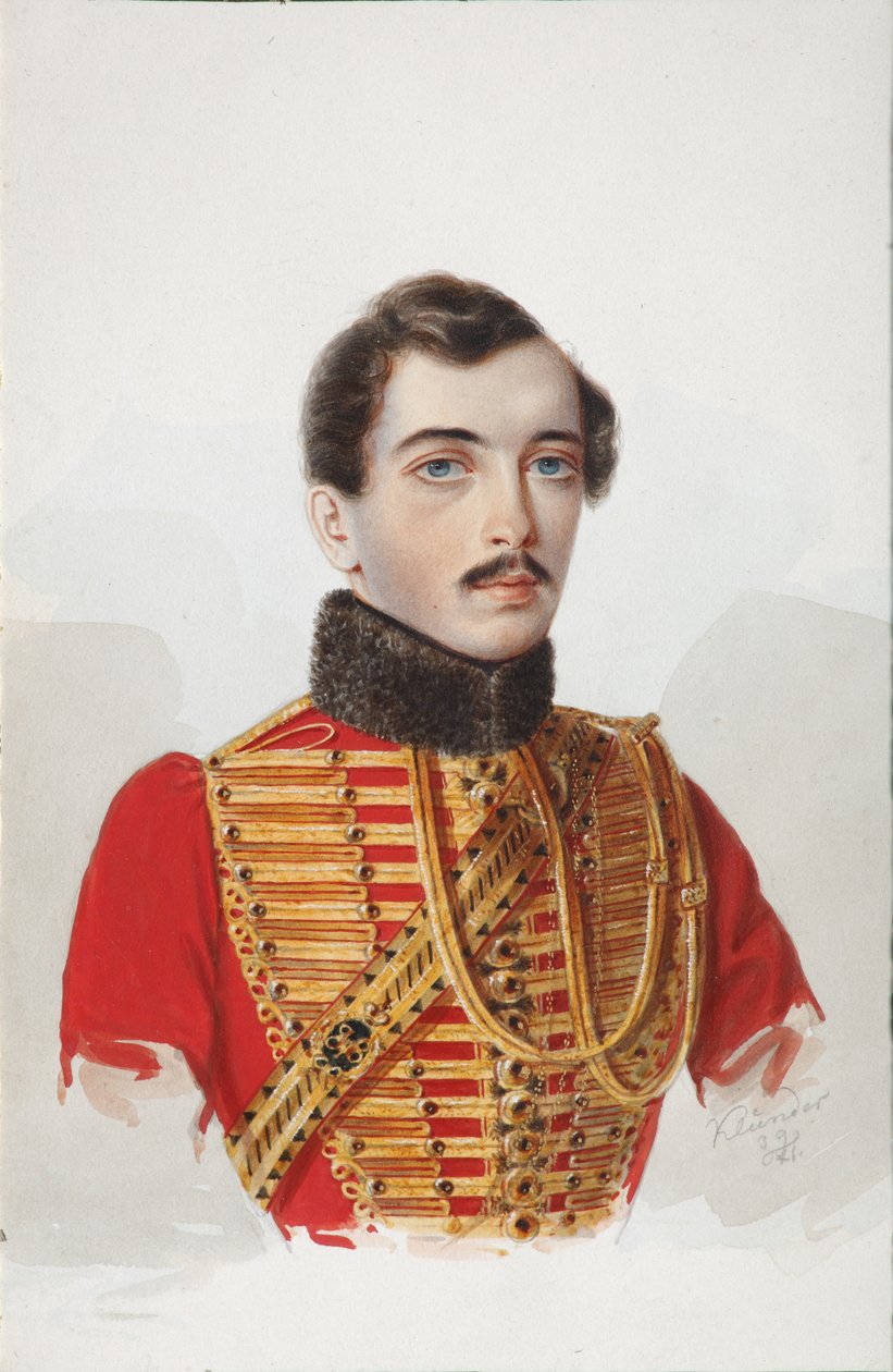 Portrait de N.V. Novoskoltsev, 1839 - Alexander Ivanovich Klünder