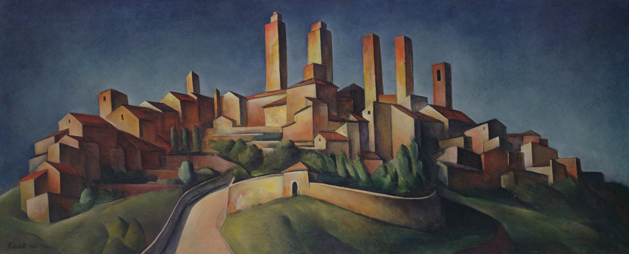 San Gimignano, 1922 - Alexander Kanoldt