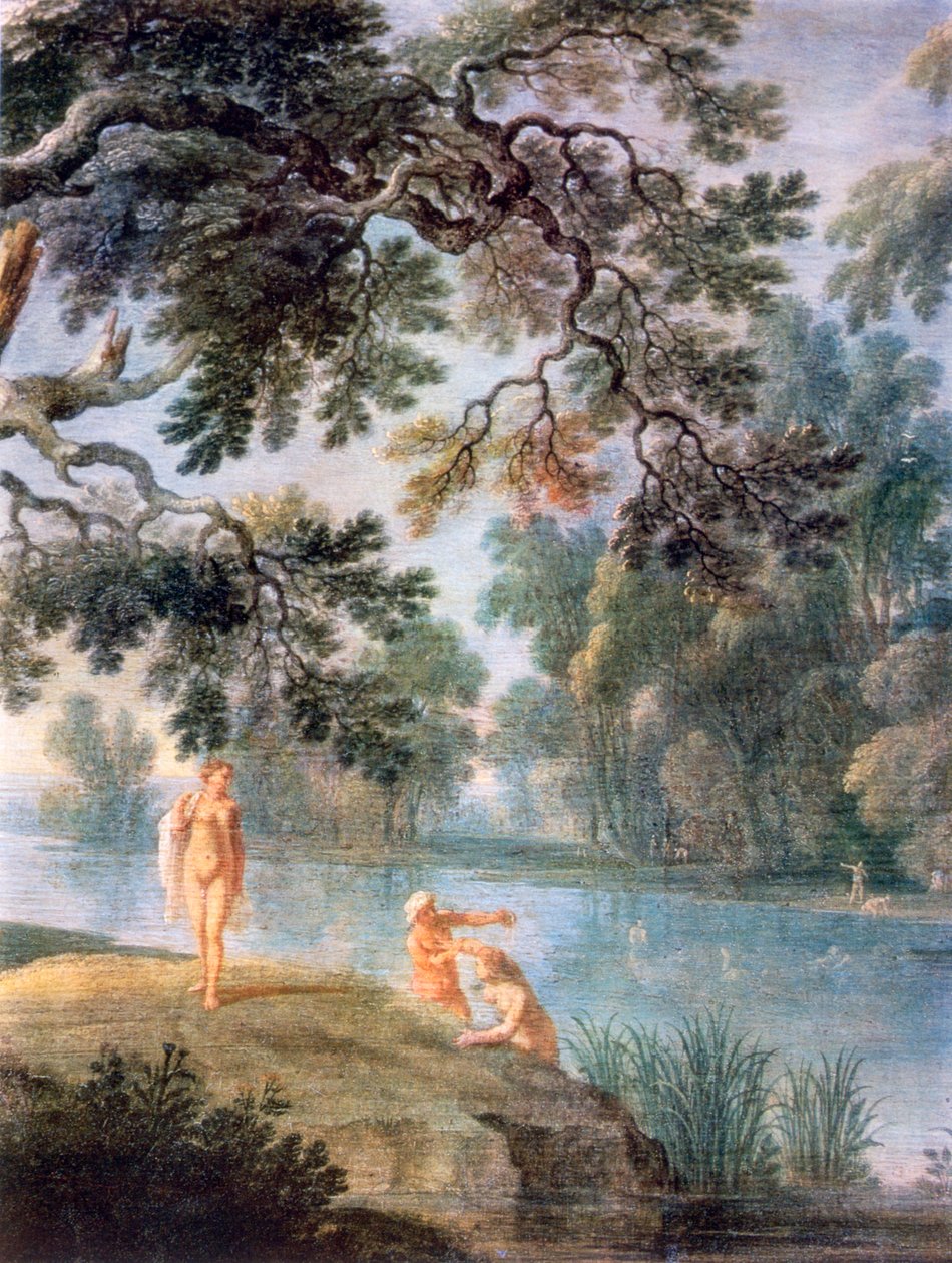 Nymphes se baignant (détail), vers 1620-1652 - Alexander Keirincx